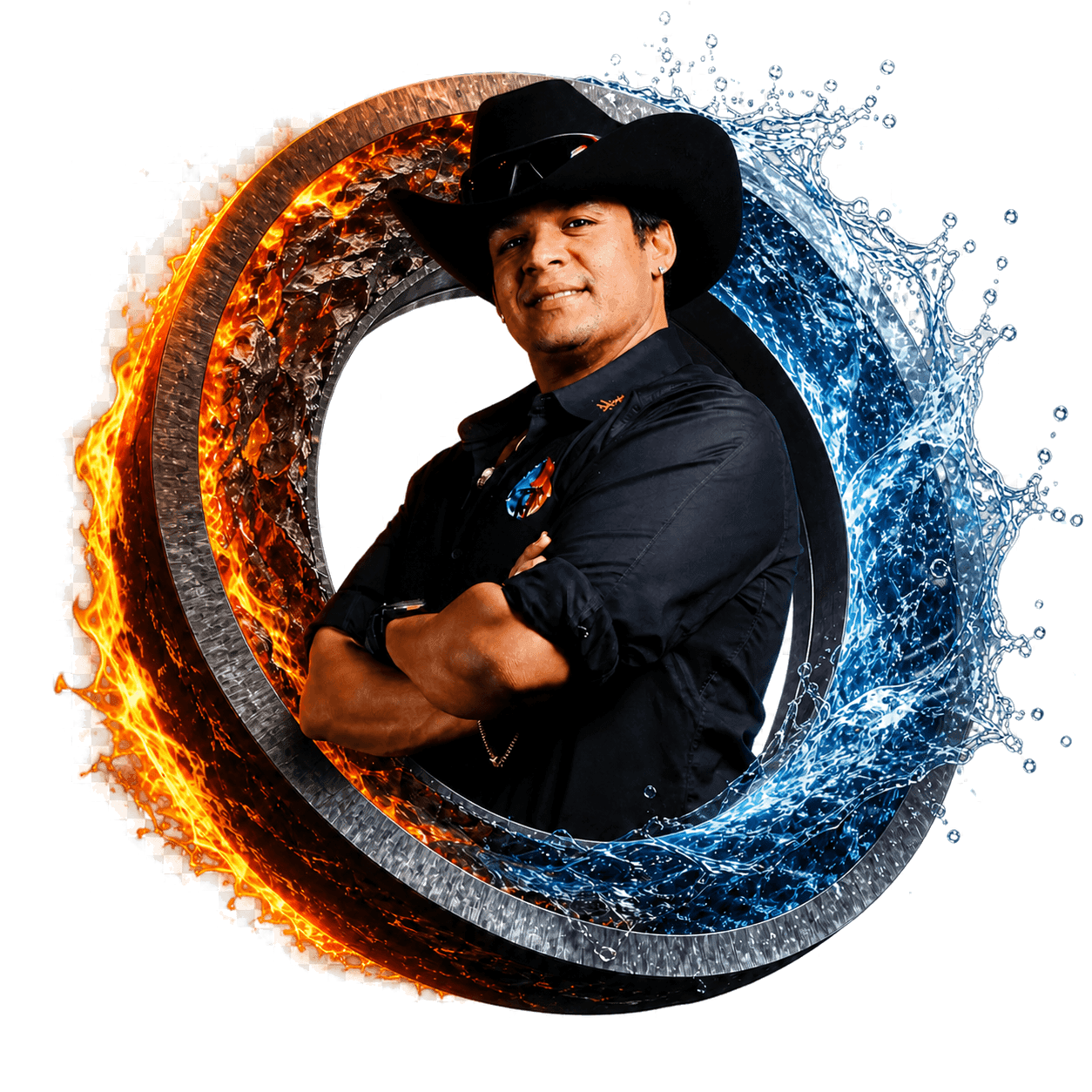 Hugo Fire & Water Restoration emergency help specialist with fire and water restoration ring