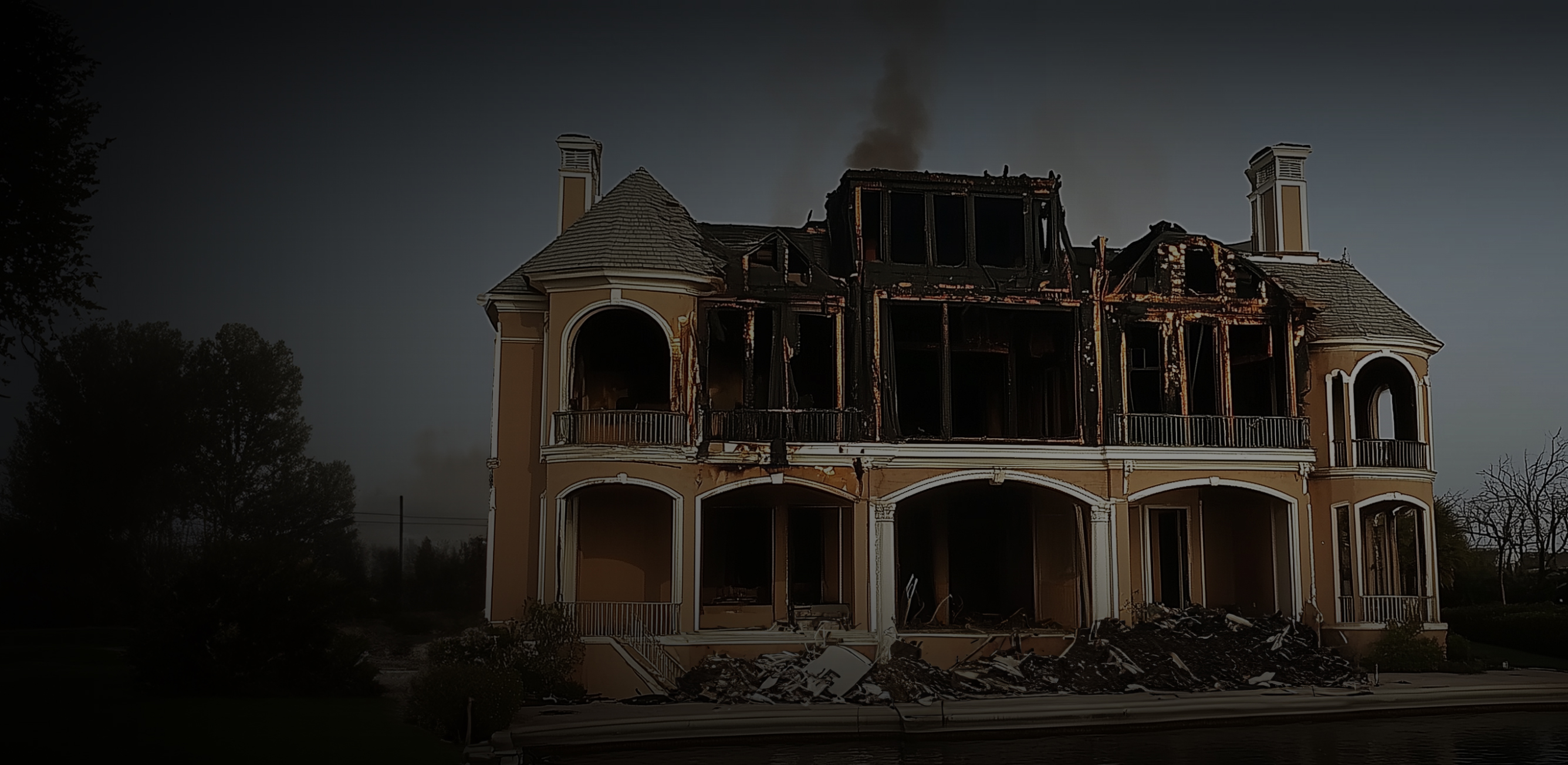Fire damage cleanup project in Florida