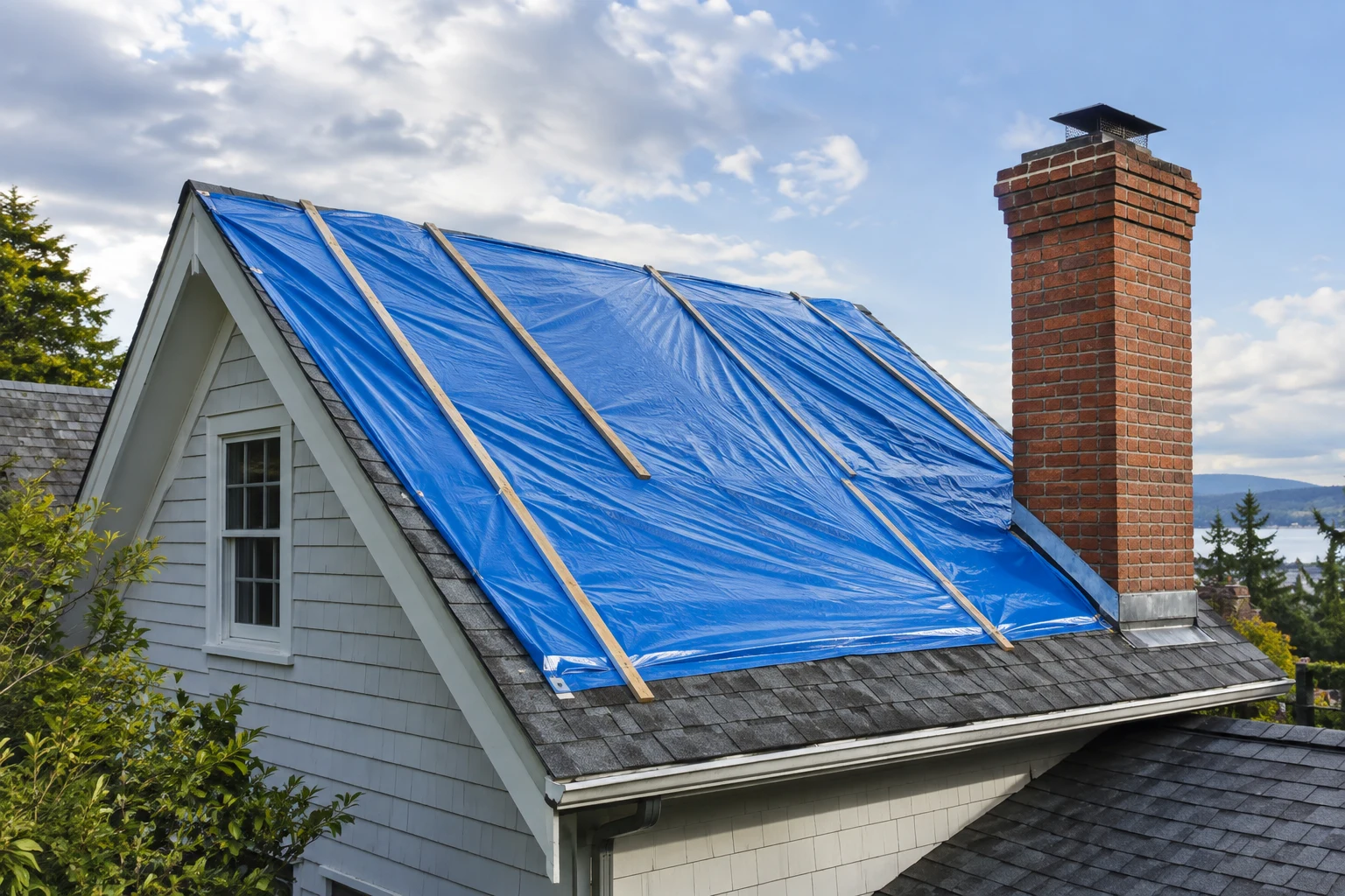 Roof Tarping service visual