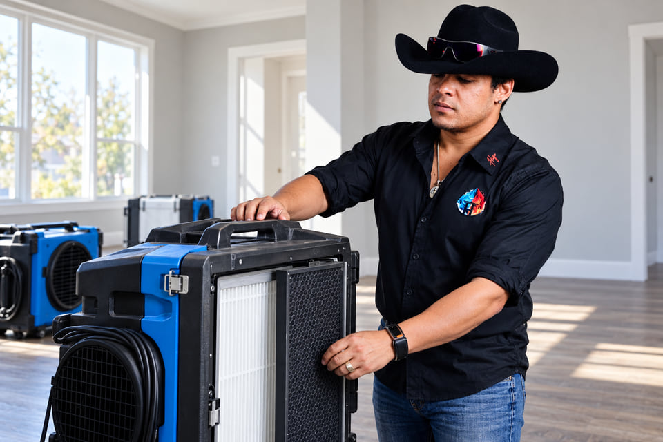 AI-generated marketing illustration of Hugo Garcia for odor removal.
