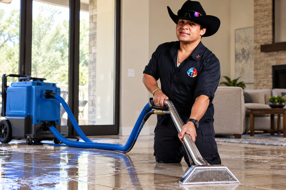 AI-generated marketing illustration of Hugo Garcia for water extraction.